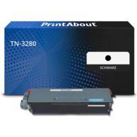 Toner kompatibel mit Brother TN-3280 - Schwarz - Hohe Kapazität