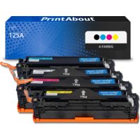 Toner kompatibel mit HP 125A (CB540A) - 4-farbig - Multipack