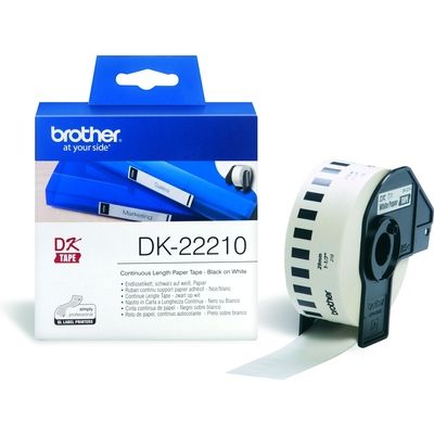 Brother DK-22210 - (29  mm) - Schwarz auf weiß - Etikett