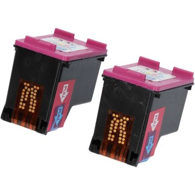 Druckerpatrone kompatibel mit HP 300XL (CC644EE) - 2x 3-farbig - Hohe Kapazität - Multipack