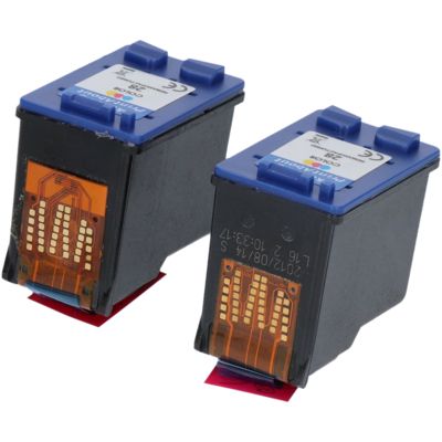 Druckerpatrone kompatibel mit HP 28 (C8728A) - 2x 3-Farben - Multipack