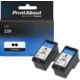 Druckerpatrone kompatibel mit HP 339 (C9504EE) - 2x Schwarz - Multipack