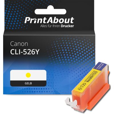 Druckerpatrone kompatibel mit Canon CLI-526Y - Gelb