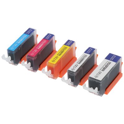 Druckerpatrone kompatibel mit Canon CLI-526BK - 5-farbig - Multipack