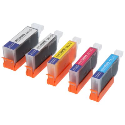 Druckerpatrone kompatibel mit Canon CLI-526BK - 5-farbig - Multipack