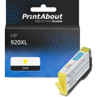 Druckerpatrone kompatibel mit HP 920XL (CD974AE) - Gelb - Hohe Kapazität