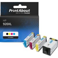 Druckerpatrone kompatibel mit HP 920XL (C2N92AE) - 4-farbig - Hohe Kapazität - Multipack