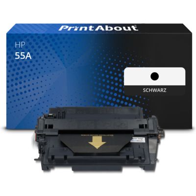 Toner kompatibel mit HP 55A (CE255A) - Schwarz