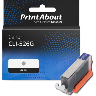 Druckerpatrone kompatibel mit Canon CLI-526G - Grau
