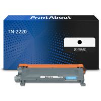 Toner kompatibel mit Brother TN-2220 - Schwarz - Hohe Kapazität