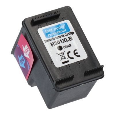 Druckerpatrone kompatibel mit HP 301XL (CH563EE) - Schwarz - Hohe Kapazität