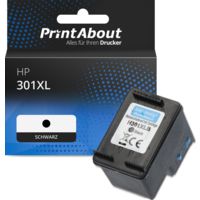 Druckerpatrone kompatibel mit HP 301XL (CH563EE) - Schwarz - Hohe Kapazität