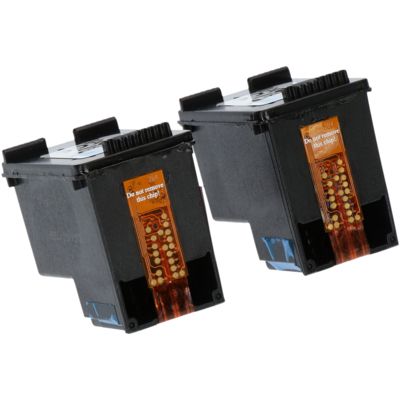 Druckerpatrone kompatibel mit HP 301XL (D8J45AE) - 2x Schwarz - Hoher Kapazität - Multipack