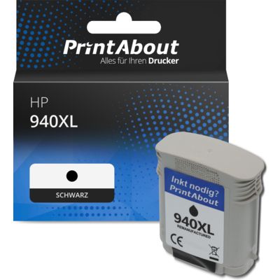Druckerpatrone kompatibel mit HP 940XL (C4906AE) - Schwarz - Hohe Kapazität