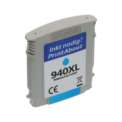 Druckerpatrone kompatibel mit HP 940XL (C4907AE) - Cyan - Hohe Kapazität