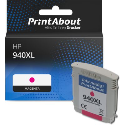 Druckerpatrone kompatibel mit HP 940XL (C4908AE) - Magenta - Hohe Kapazität