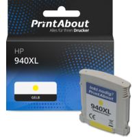 Druckerpatrone kompatibel mit HP 940XL (C4909AE) - Gelb - Hohe Kapazität
