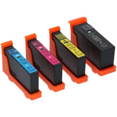 Druckerpatrone kompatibel mit Lexmark 100XL (14N1068E) - 4-farbig - Hohe Kapazität - Multipack