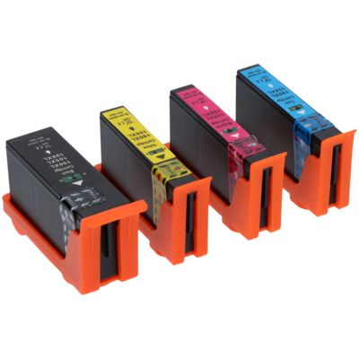 Druckerpatrone kompatibel mit Lexmark 100XL (14N1068E) - 4-farbig - Hohe Kapazität - Multipack