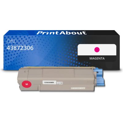 Toner kompatibel mit OKI 43872306 - Magenta