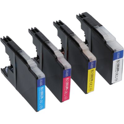 Druckerpatrone kompatibel mit Brother LC-1280XLVALBP - 4-farbig - Hohe Kapazität - Multipack