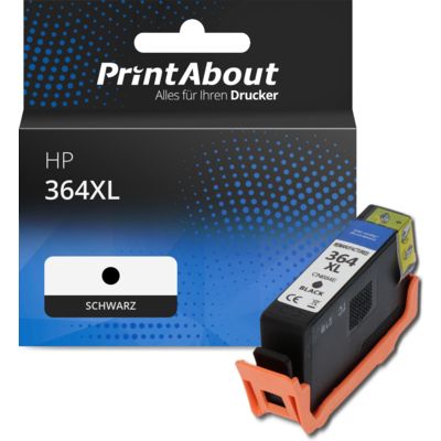 Druckerpatrone kompatibel mit HP 364XL (CN684EE) - Schwarz - Hohe Kapazität
