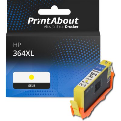 Druckerpatrone kompatibel mit HP 364XL (CB325EE) - Gelb - Hohe Kapazität