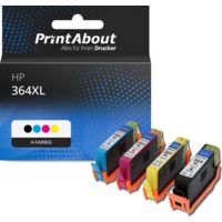 Druckerpatrone kompatibel mit HP 364XL (N9J74AE) - 4-farbig - Hohe Kapazität - Multipack