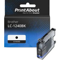 Druckerpatrone kompatibel mit Brother LC-1240BK - Schwarz