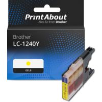 Druckerpatrone kompatibel mit Brother LC-1240Y - Gelb