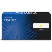 Toner kompatibel mit Lexmark C930H2YG - Gelb - Hohe Kapazität