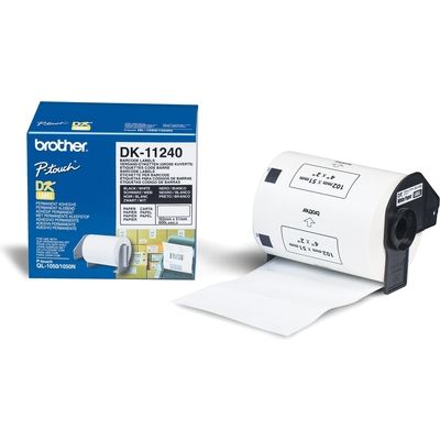 Brother DK-11240 - (51 mm x 102  mm) - Schwarz auf weiß - Etikett
