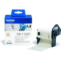 Brother DK-11207 - (58 mm x 58 mm) (DVD/CD) - Schwarz auf weiß - Etikett