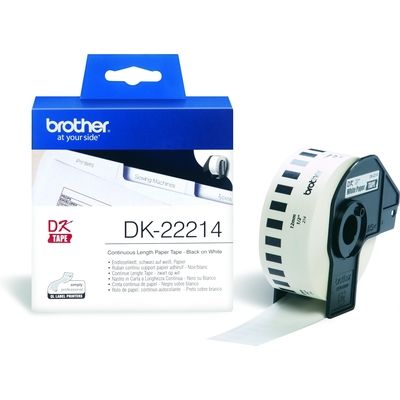Brother DK-22214 - (12  mm) - Schwarz auf weiß - Etikett