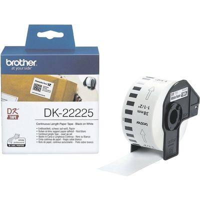 Brother DK-22225 - (38  mm) - Schwarz auf weiß - Etikett
