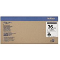 Brother HGe-261v5 - (36 mm) - Schwarz auf weiß - Tape