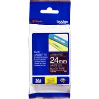 Brother TZe-355 - (24 mm) - Weiß auf schwarz - Tape