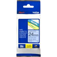 Brother TZe-551 - (24 mm) - Schwarz auf blau - Tape