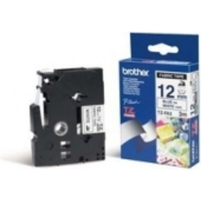 Brother TZe-FA3 - (12 mm) - Blau auf weiß - Tape