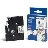 Brother TZe-N221 - (9 mm) - Schwarz auf weiß - Tape