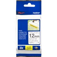 Brother TZe-S131 - (12 mm) - Schwarz auf transparent - Tape