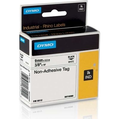 Dymo 18112 (S0718360) - (9 mm) - Schwarz auf weiß - Tape