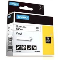 Dymo 18444 (S0718600) - (12 mm) - Schwarz auf weiß - Tape