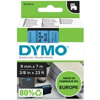 Dymo 40916 (S0720710) - (9 mm) - Schwarz auf blau - Tape