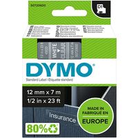 Dymo 45020 (S0720600) - (12 mm) - Weiß auf transparent - Tape