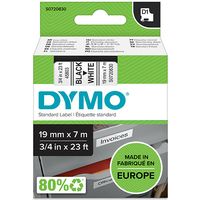Dymo 45803 (S0720830) - (19 mm) - Schwarz auf weiß - Tape