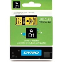 Dymo 45808 (S0720880) - (19 mm) - Schwarz auf gelb - Tape