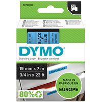 Dymo 45806 (S0720860) - (12 mm) - Blau auf schwarz - Tape