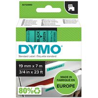 Dymo 45809 (S0720890) - (19 mm) - Schwarz auf grün - Tape