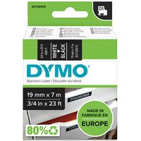 Dymo 45811 (S0720910) - (19 mm) - Weiß auf schwarz - Tape
